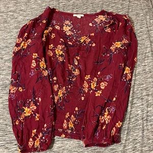 Maurice’s floral blouse size medium